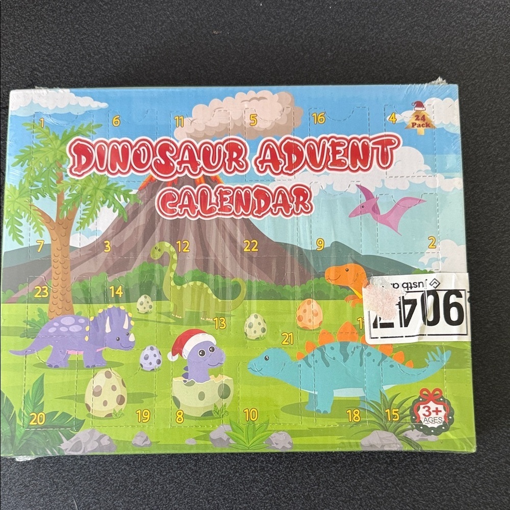 Dinosaur Advent Calendar with Colorful Toys - Picture 2 of 3